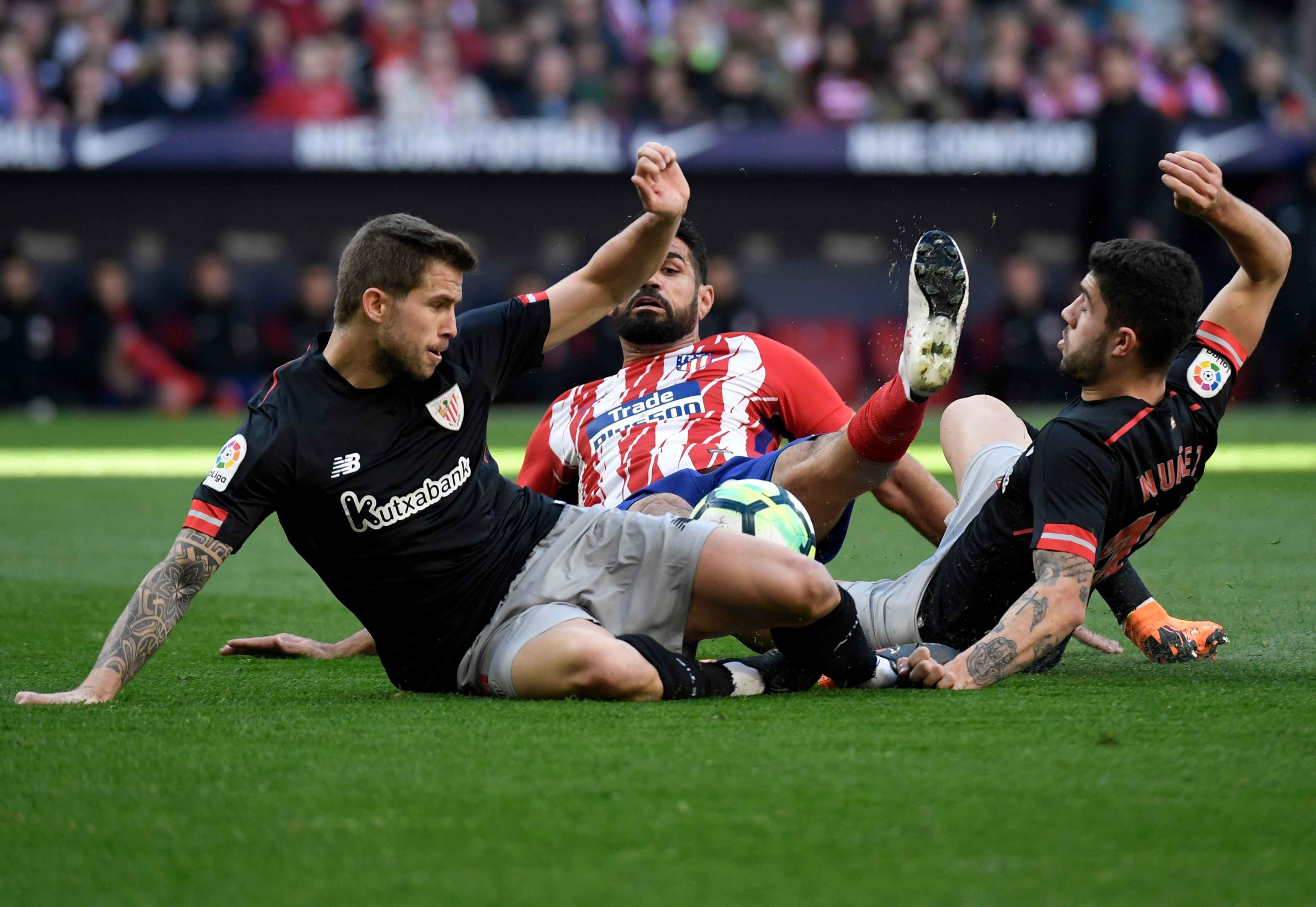 Iñigo Martinez Diego Costa Athletic Club Bilbao Atlético Madrid