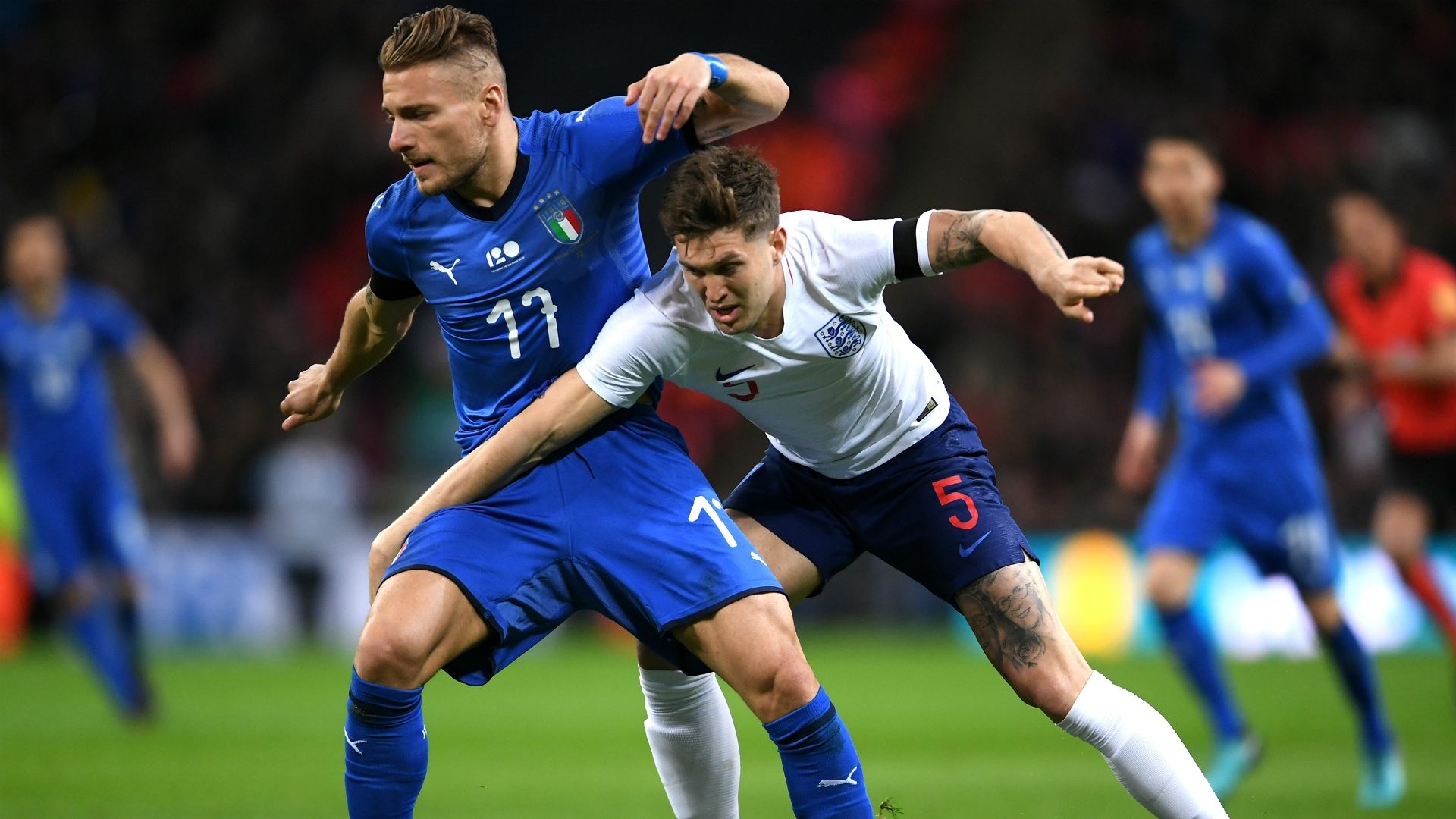 Ciro Immobile John Stones England Italy Friendly match