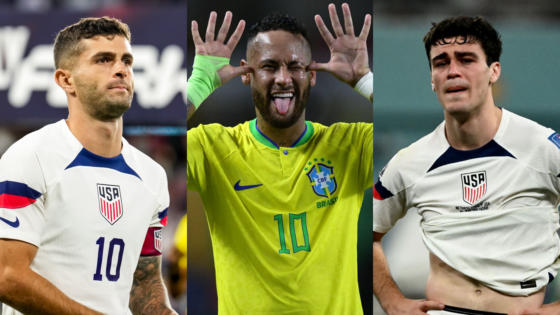 Christian Pulisic Neymar Gio Reyna