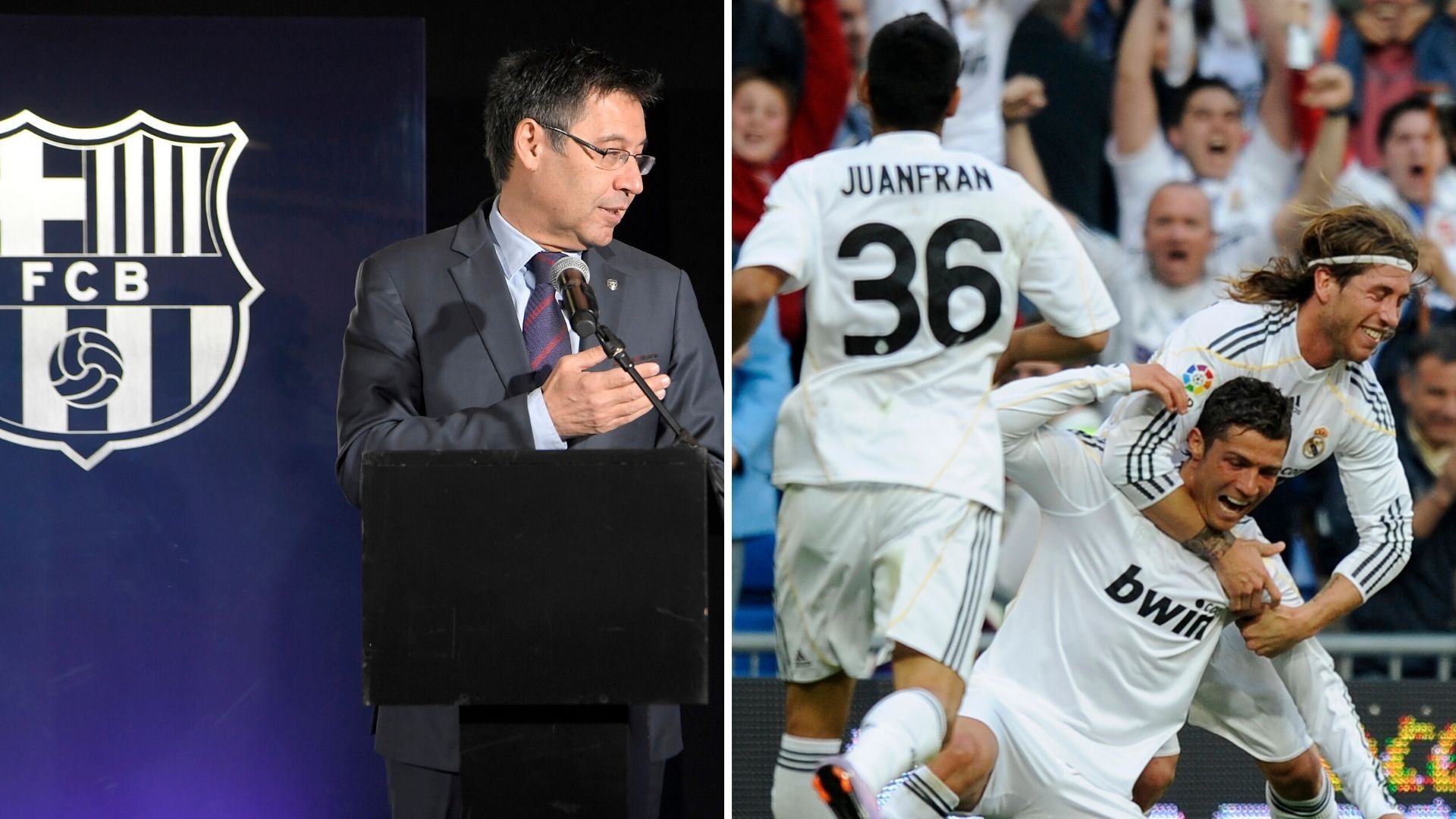 Bartomeu y Juanfran, Ramos y Cristiano, Barcelona y Real Madrid