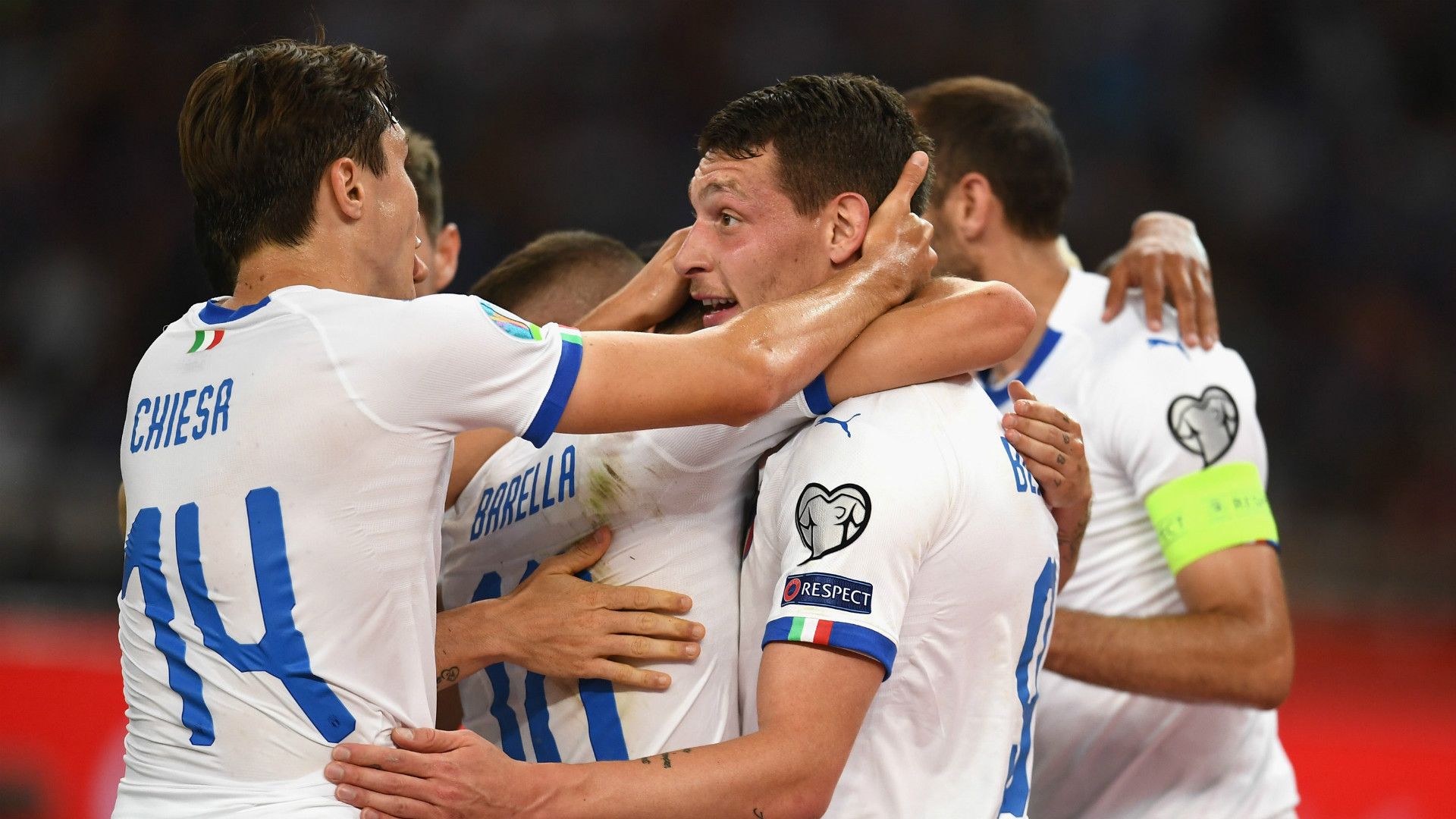 Federico Chiesa Andrea Belotti Italy Greece