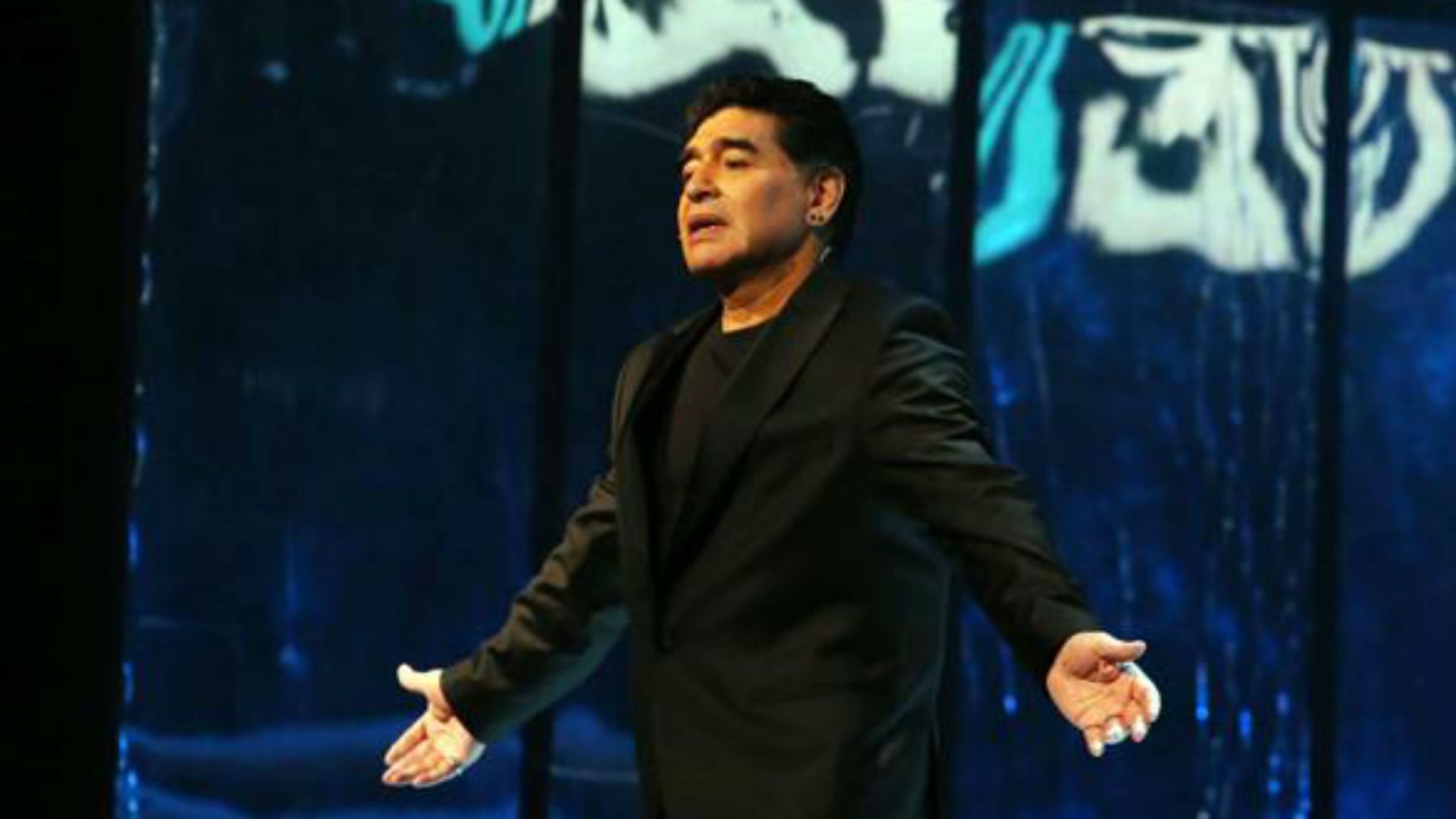 Diego Maradona Italia Napoles San Carlo 16012017