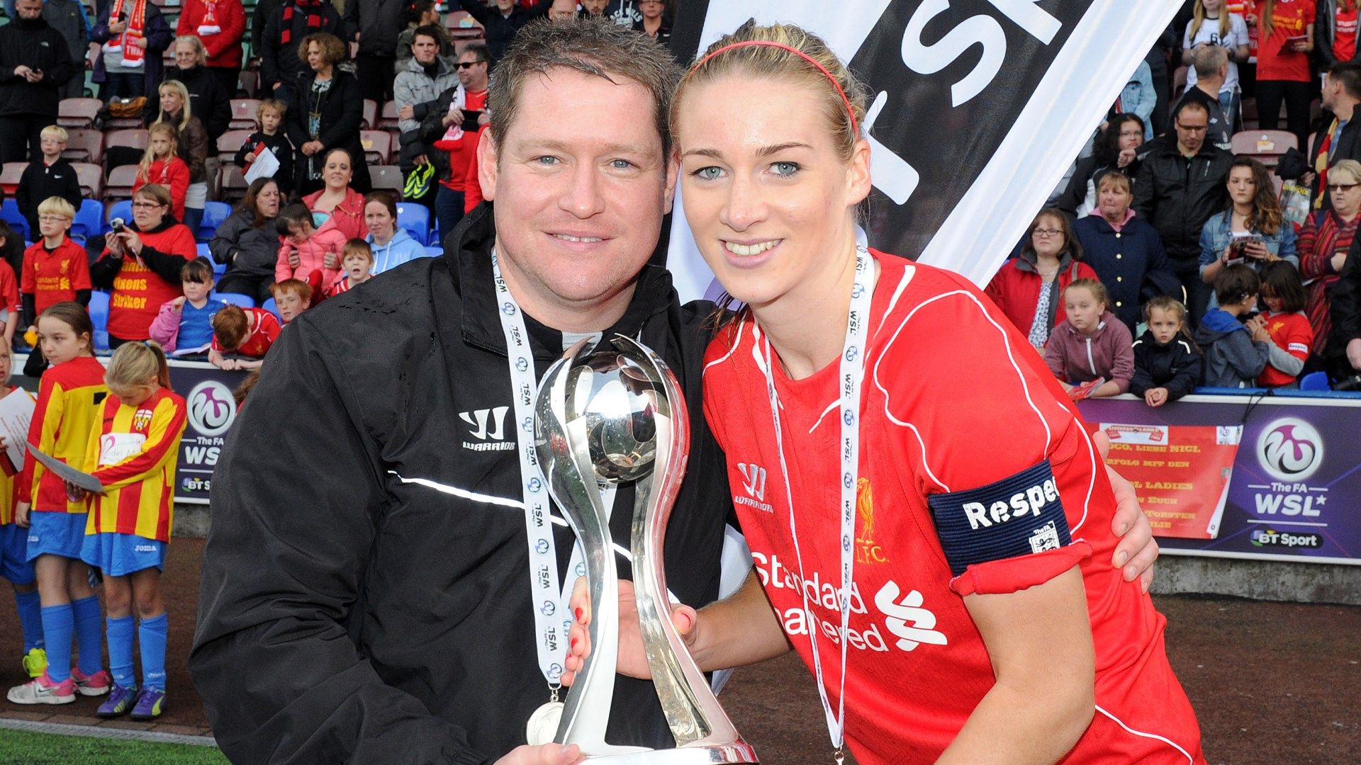 Matt Beard Gemma Bonner Liverpool Women 2013