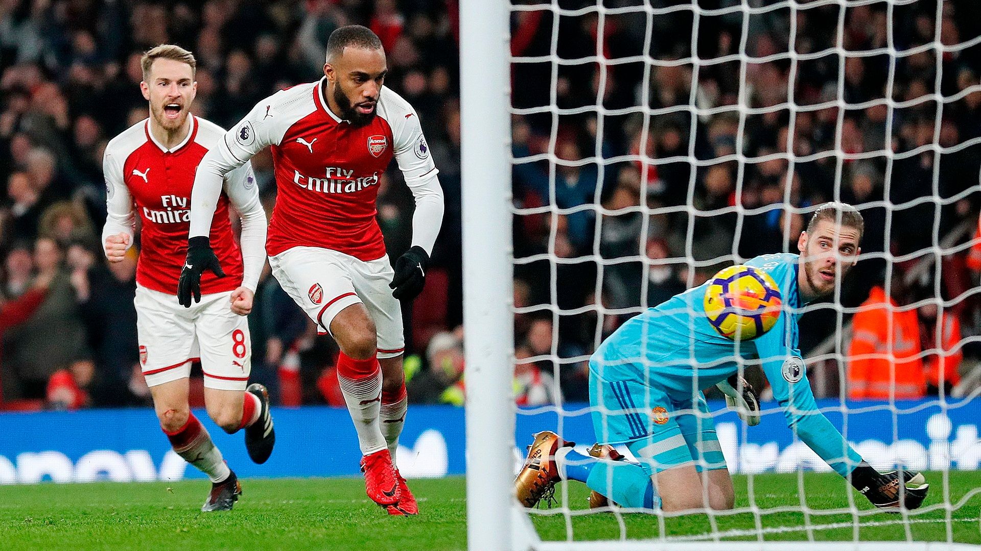 Alexandre Lacazette Aaron Ramsey Arsenal