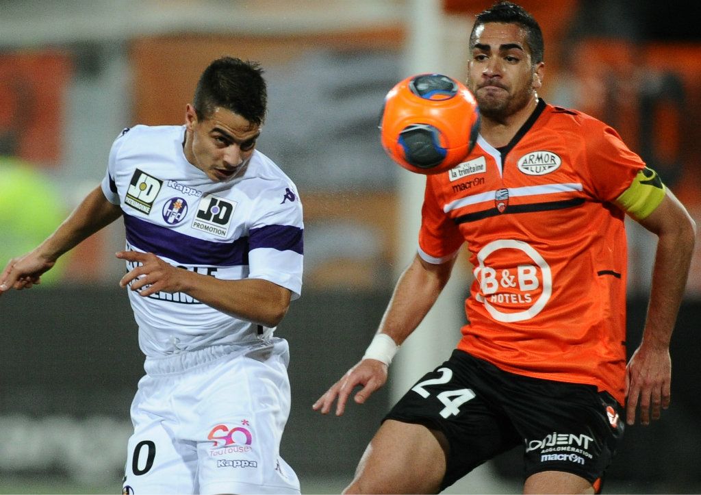 Wissam Ben Yedder Welsey Lautoa Lorient Toulouse Ligue 1 02152014