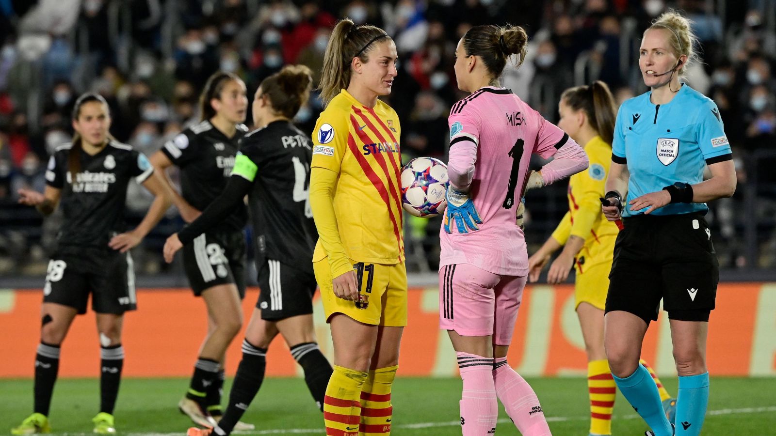 Clásico Real Madrid vs. Barcelona femenino de la Champions League 2021-2022