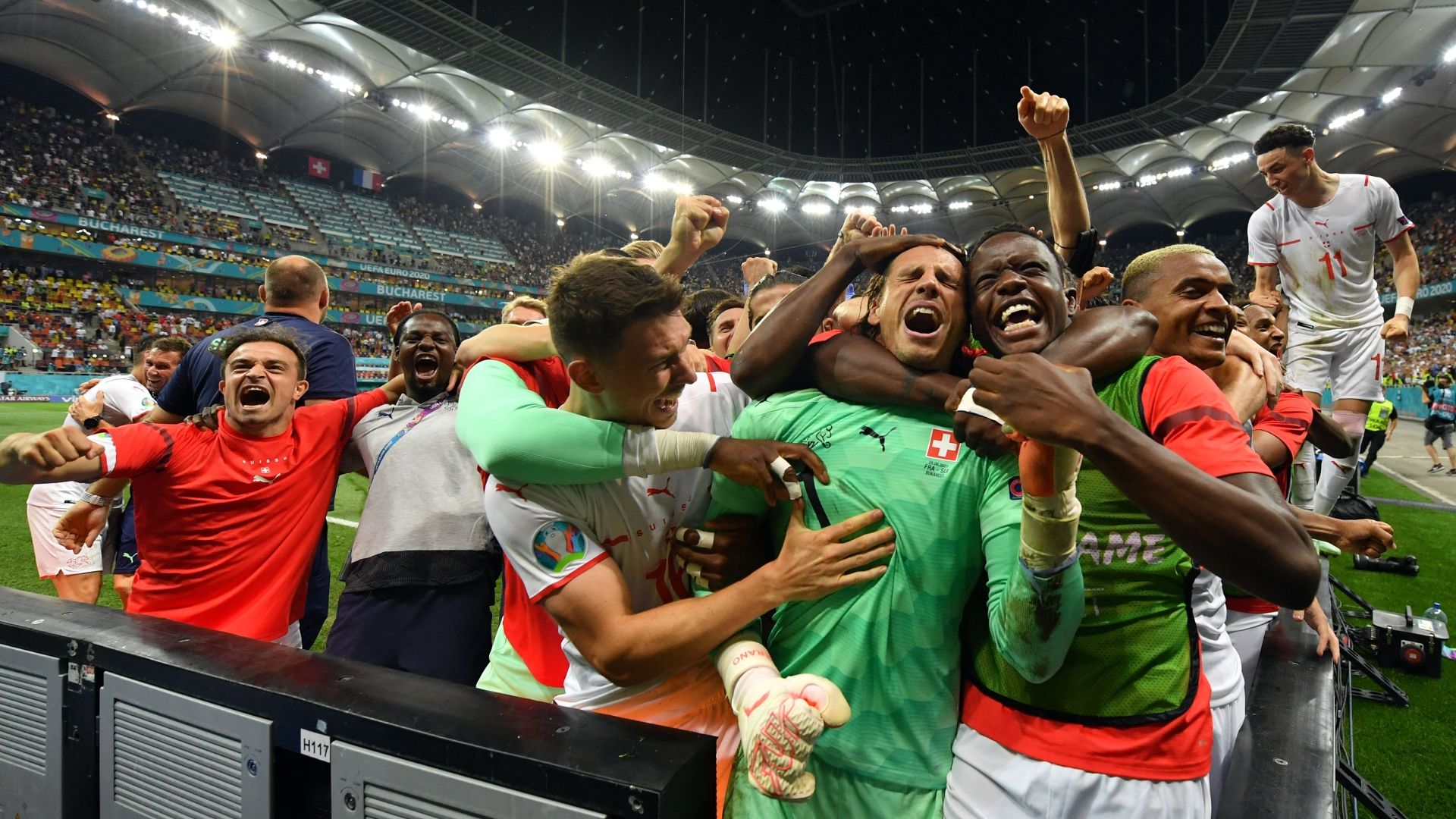 Schweiz Jubel EM 2021