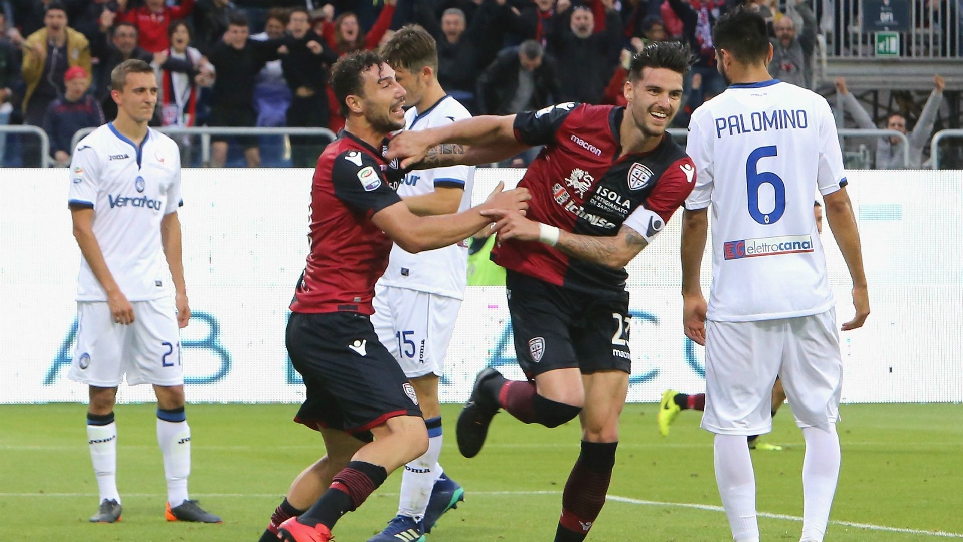 Luca Ceppitelli Artur Ionita Cagliari Atalanta Serie A 05202018