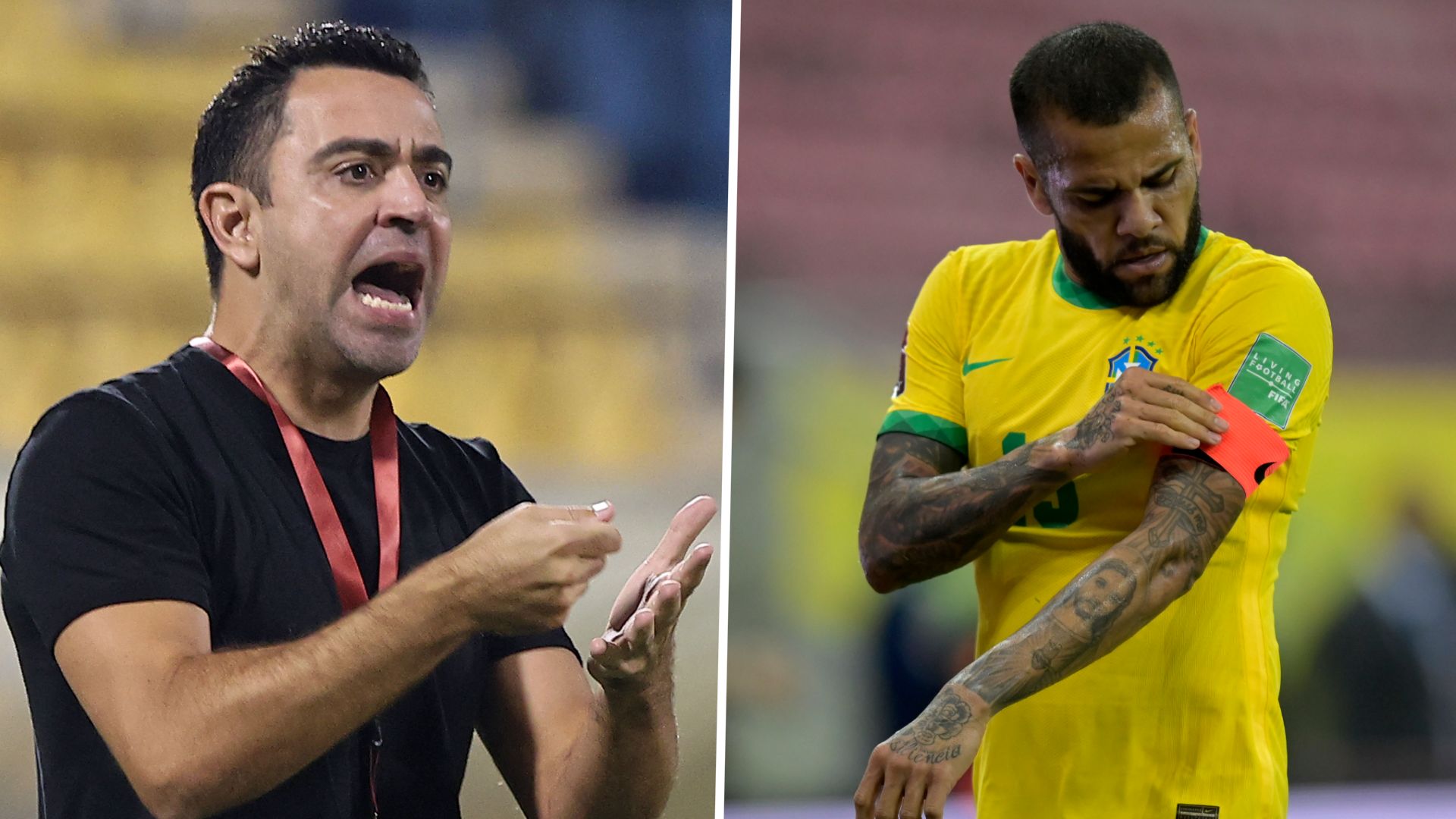 Xavi Hernández Dani Alves