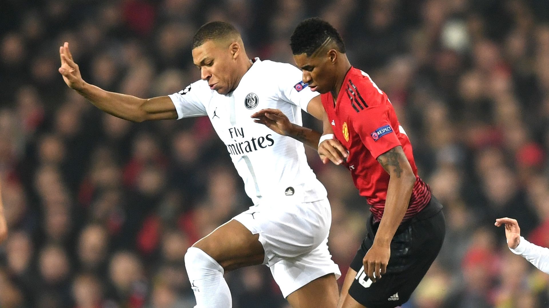 Kylian Mbappe, Marcus Rashford