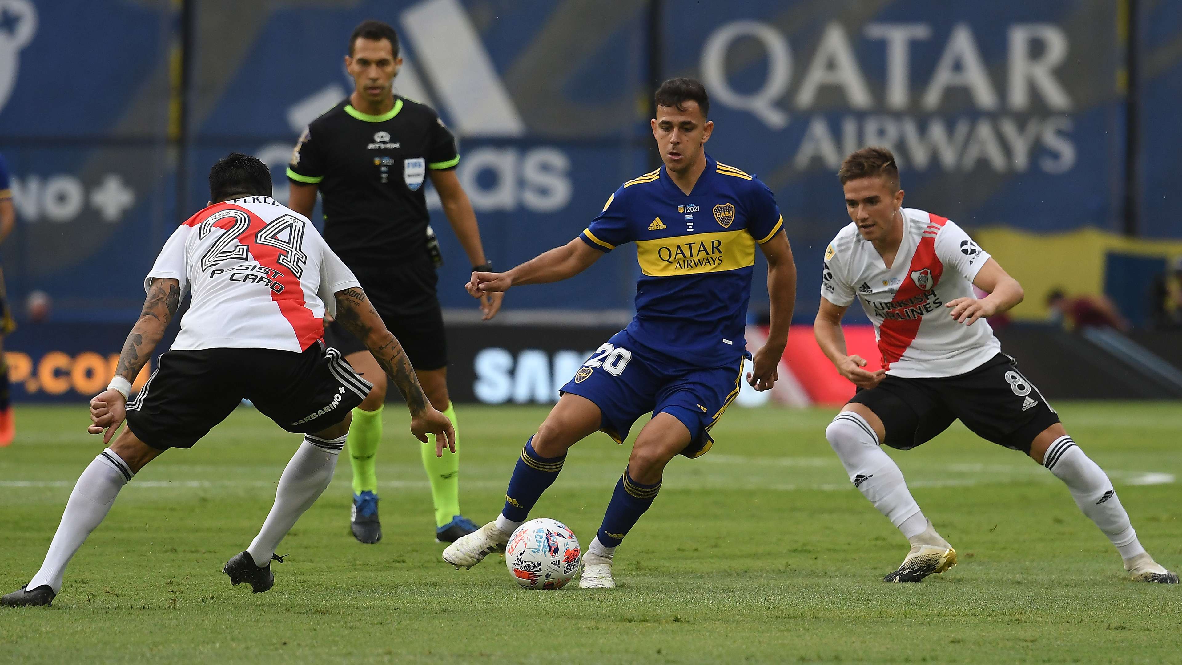 Gonzalo Maroni Agustin Palavecino Boca River Copa Liga Profesional 14032021