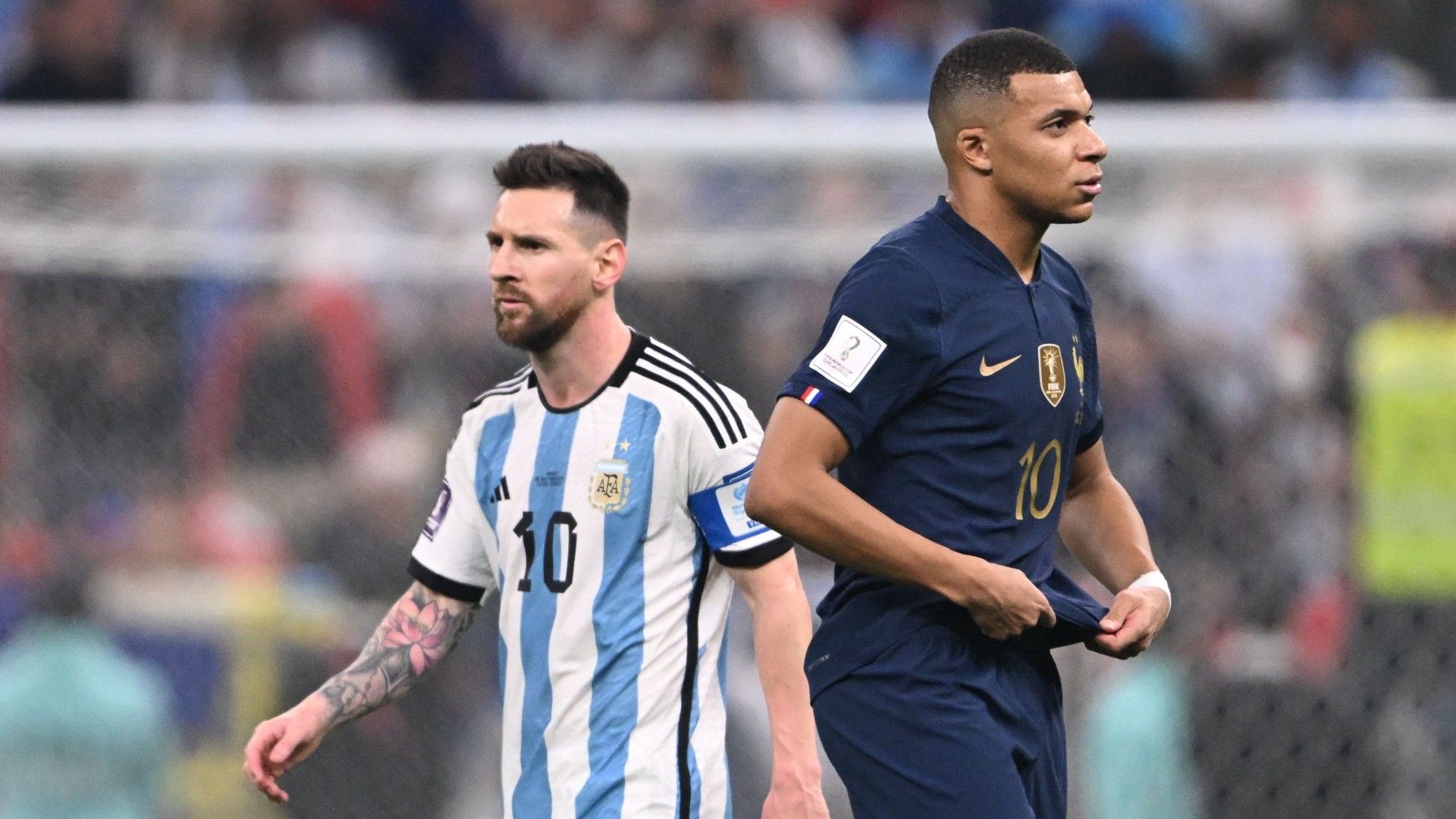 Lionel Messi Kylian Mbappe 2022