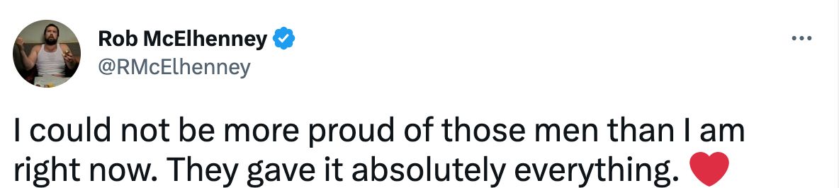 McElhenney Wrexham tweet