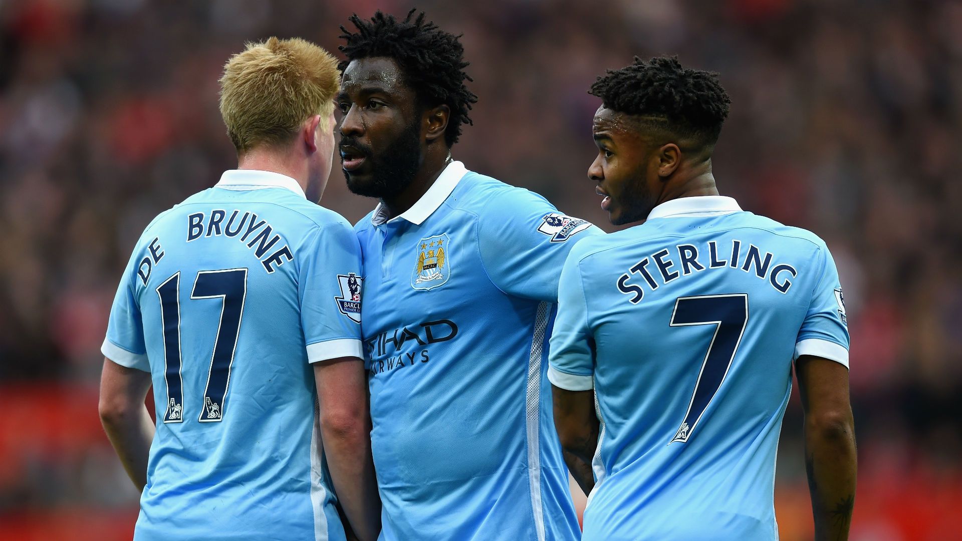 Wilfried Bony Premier League Manchester United v Manchester City