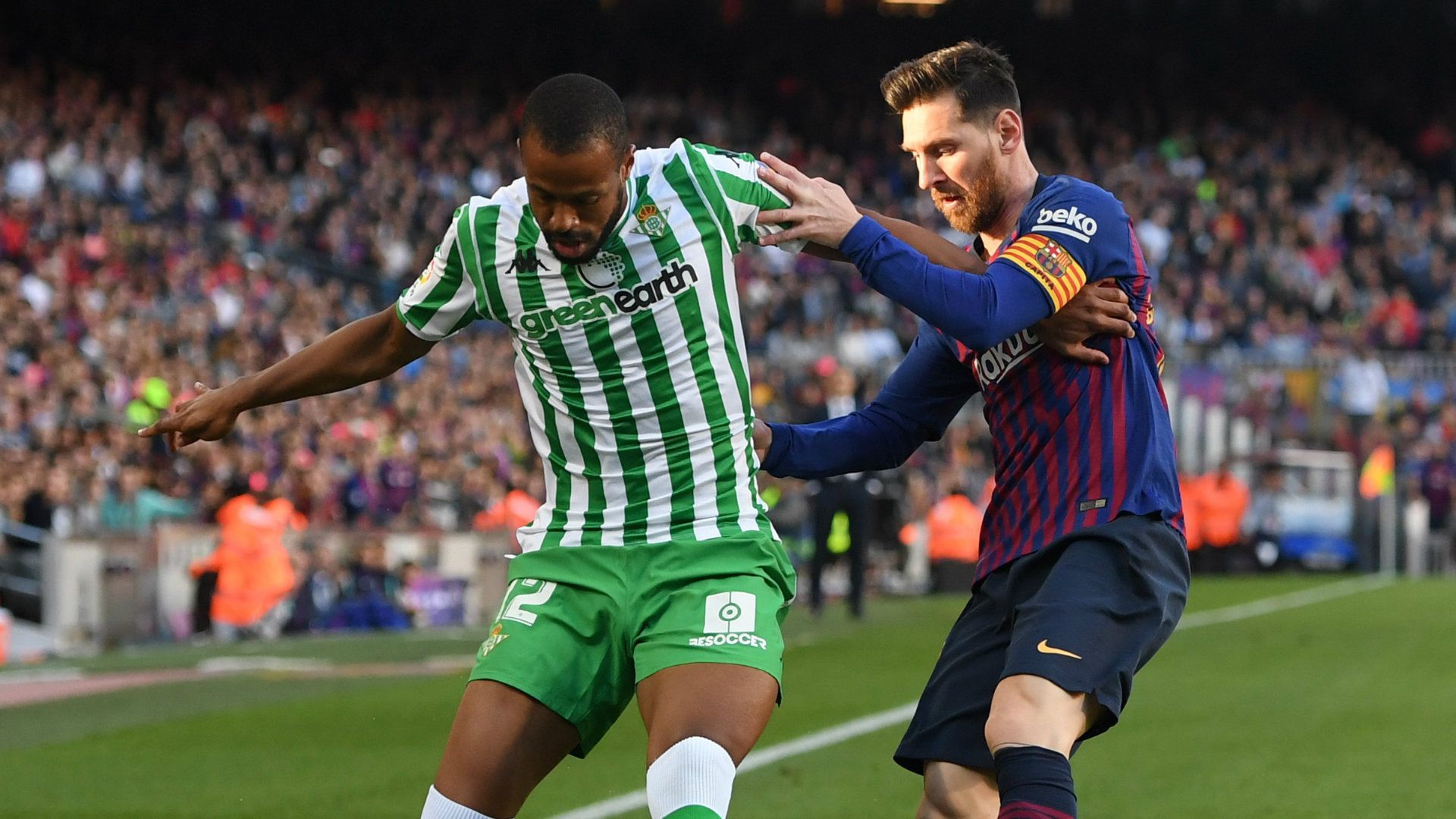 Sidnei Lionel Messi Barcelona vs Real Betis La Liga 2018-19