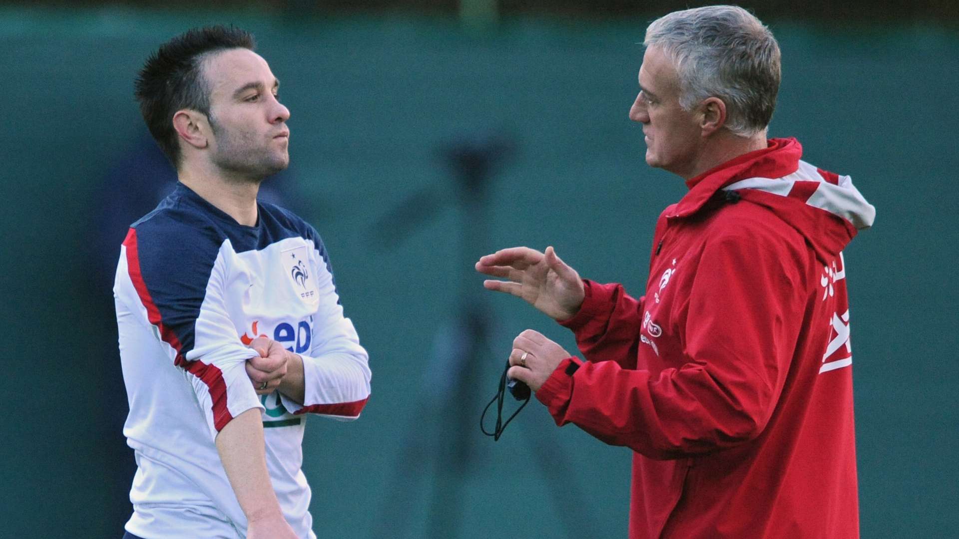 Mathieu Valbuena Didier Deschamps France