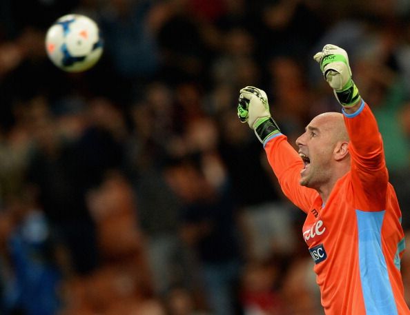 Pepe Reina Milan Napoli Serie A 09222013