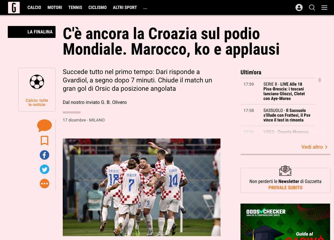 la gazzetta dello sport