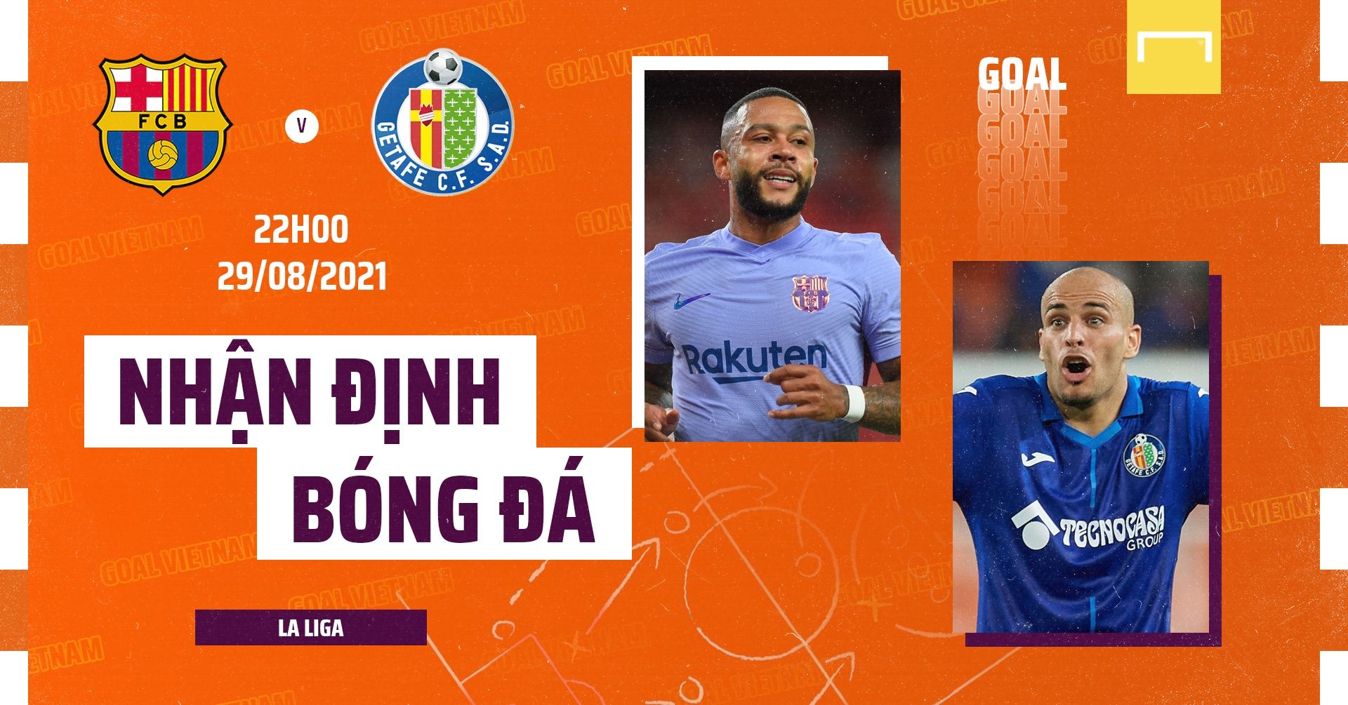 Preview Barcelona vs Getafe Premier League 2021/22 GFX