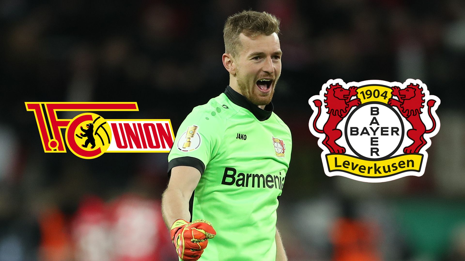 Header Union Berlin Bayer Leverkusen 2020 2021 DFB-Pokal Wer zeigt überträgt Lukas Hradecky