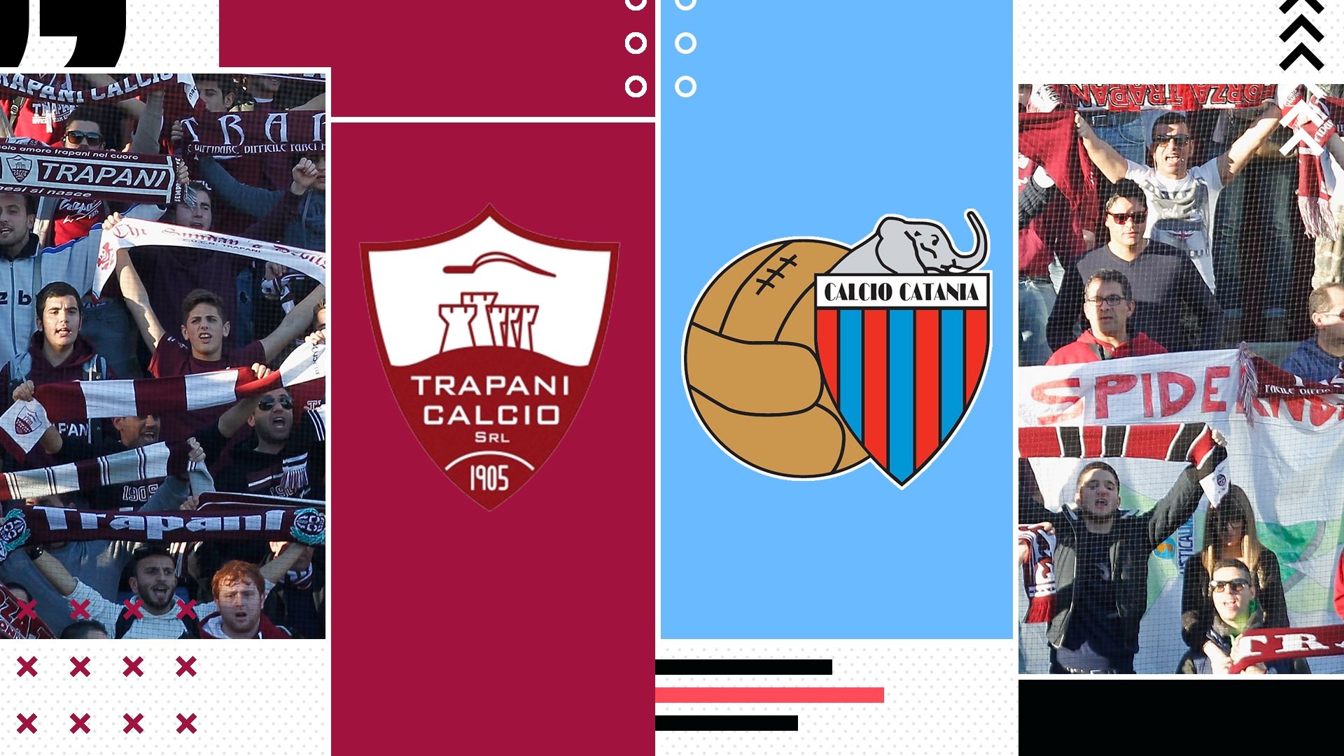 Trapani-Catania tv streaming