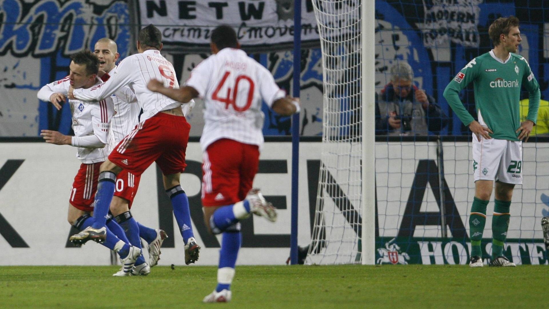 GERMANY ONLY Ivica Olic Hamburger SV Werder Bremen 2008