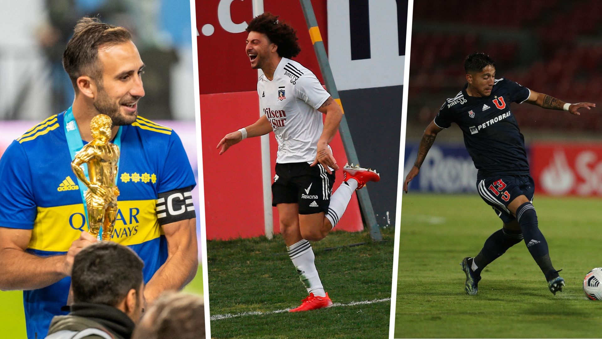 Boca Colo Colo U. de Chile 2021 Izquierdoz Falcón Moya