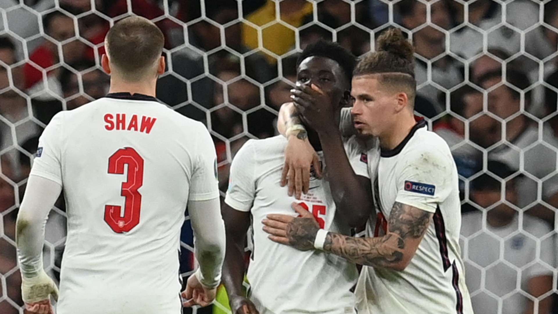 Bukayo Saka Italy vs England Euro 2020 final