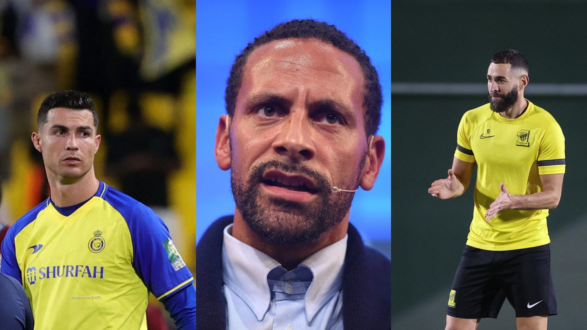 Karim Benzema - Cristiano Ronaldo - Rio Ferdinand