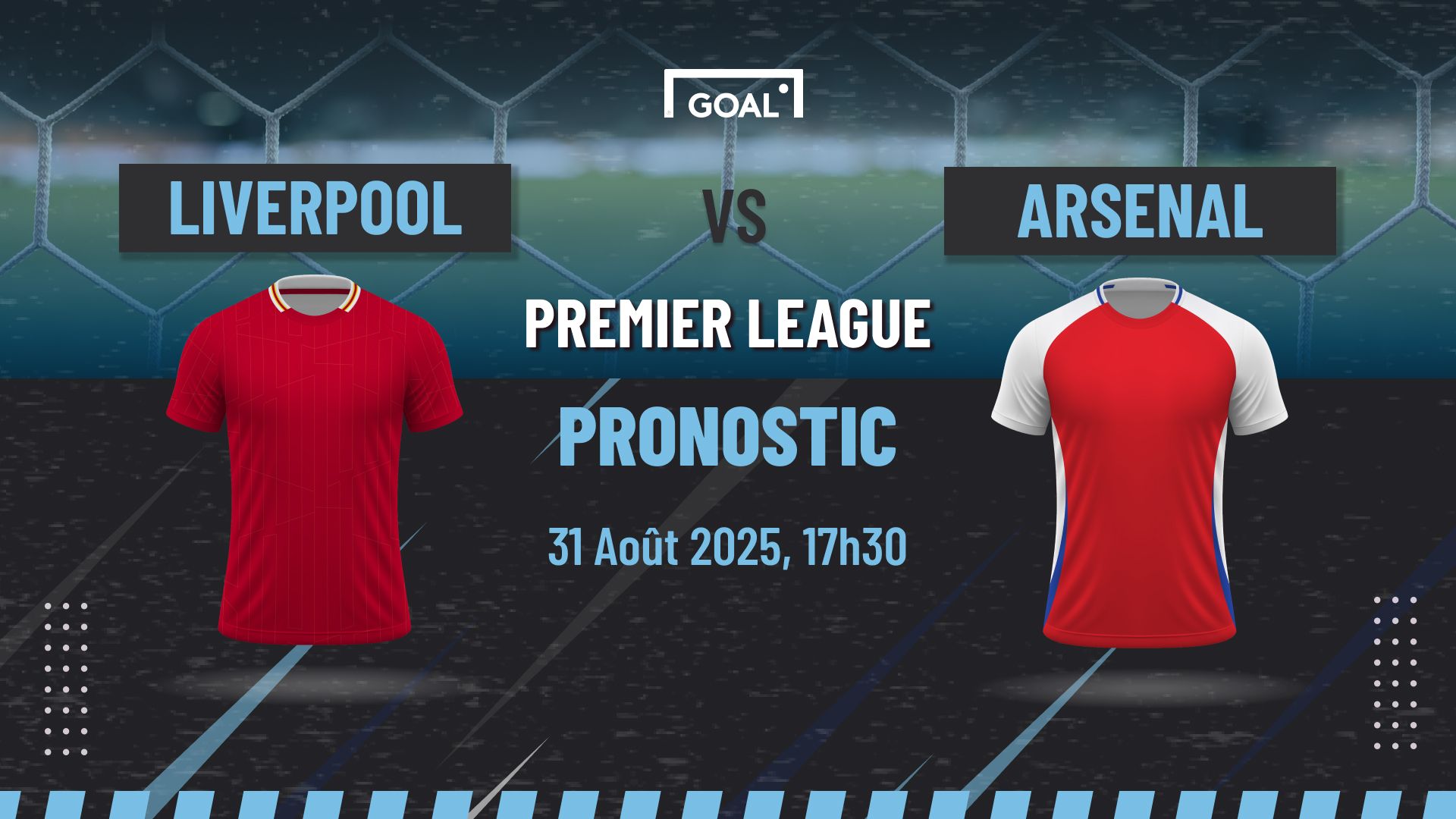 Pronostic Liverpool vs Arsenal