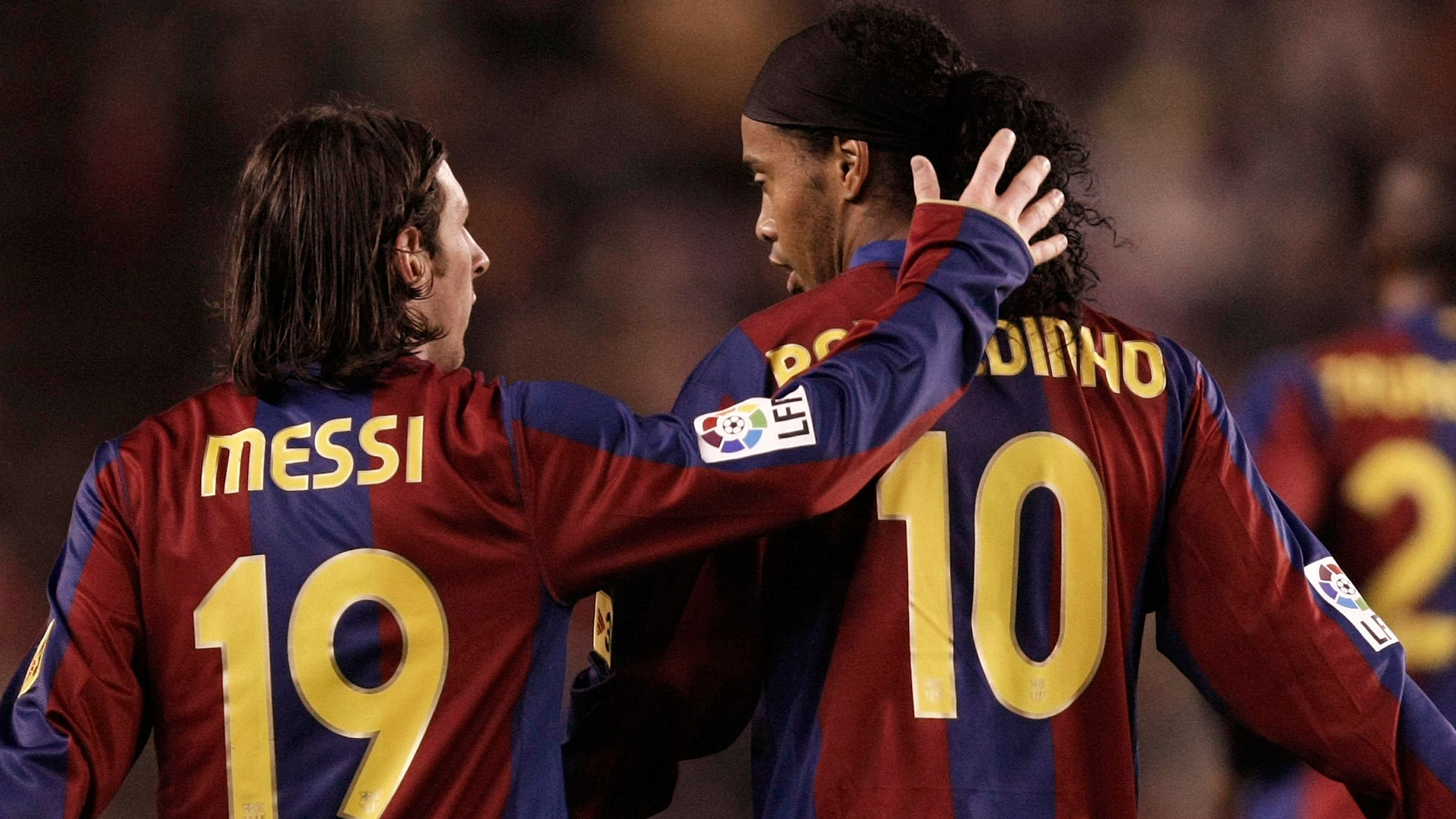 ronaldinho messi