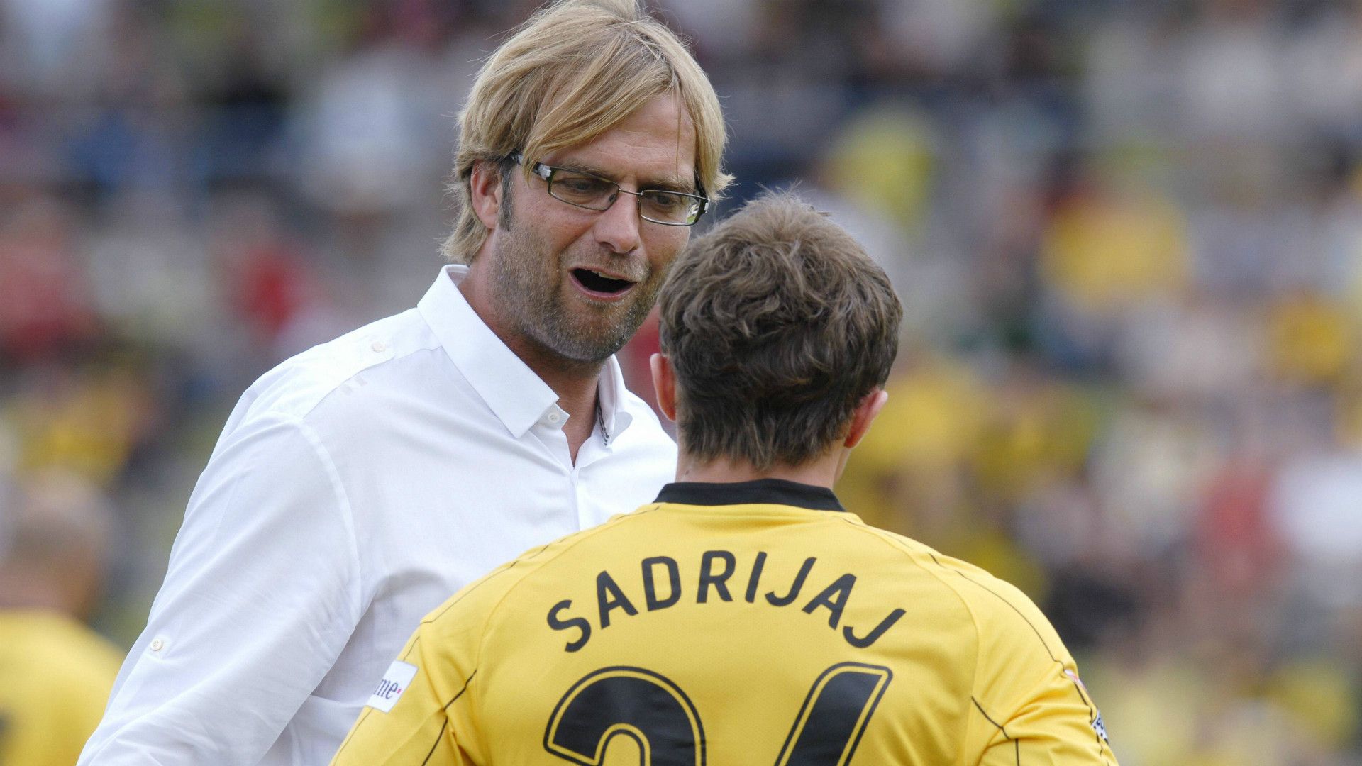 GER ONLY Bajram Sadrijaj Jürgen Klopp Dortmund 2008