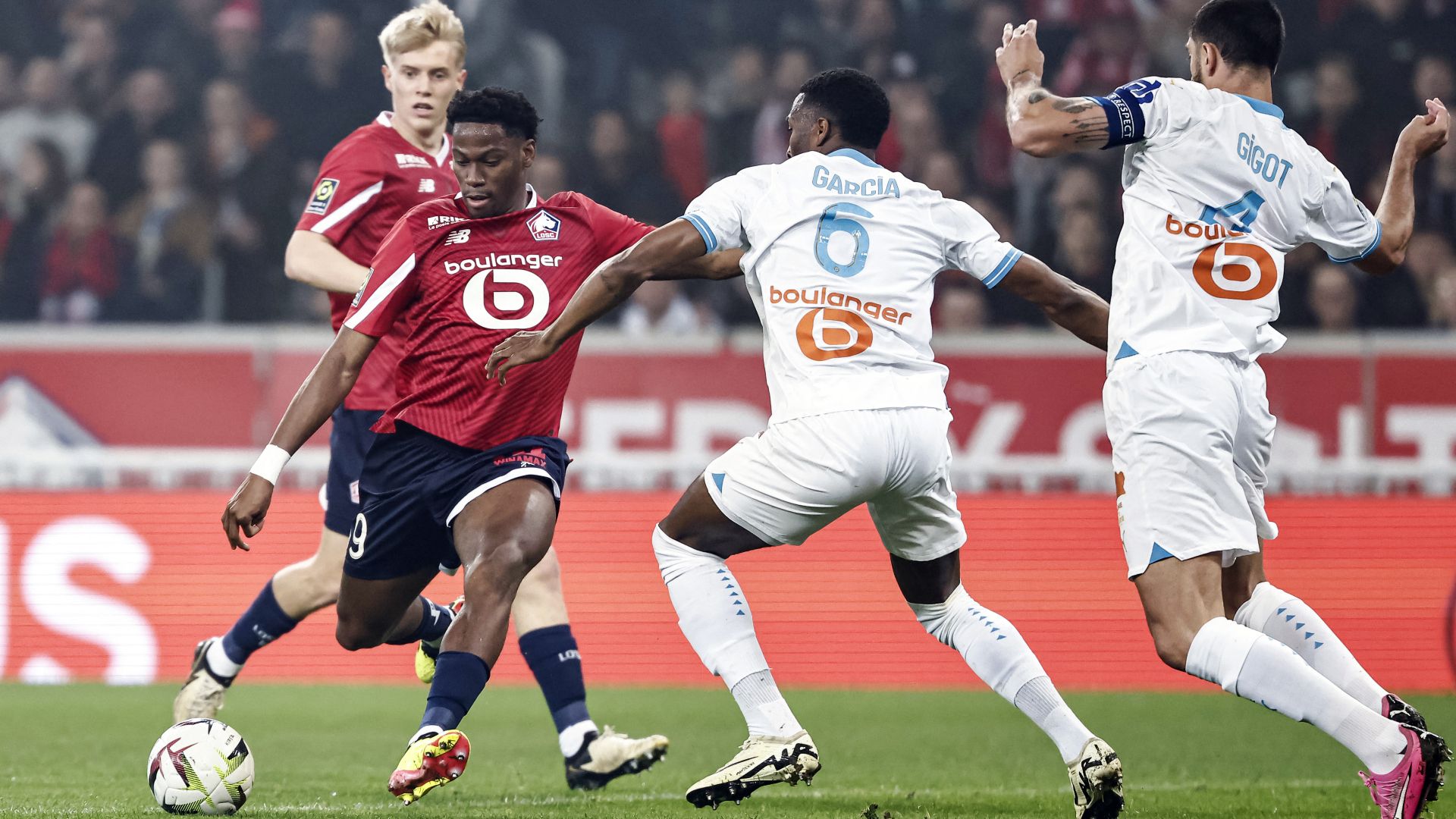 Jonathan David Lille Marseille Ligue 1 05042024