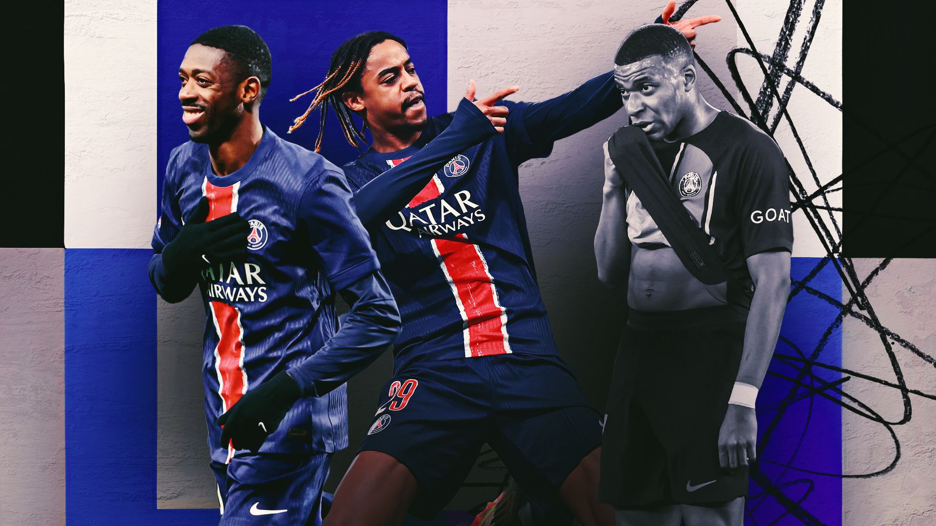PSG moved on Mbappe GFX