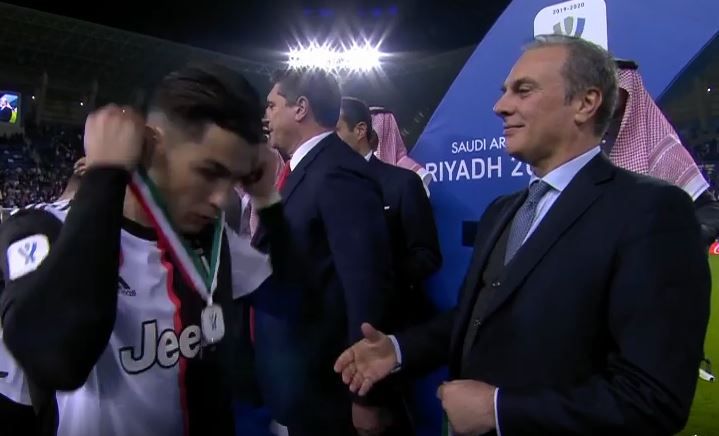 Cristiano Ronalod Supercoppa Italiana 22122019
