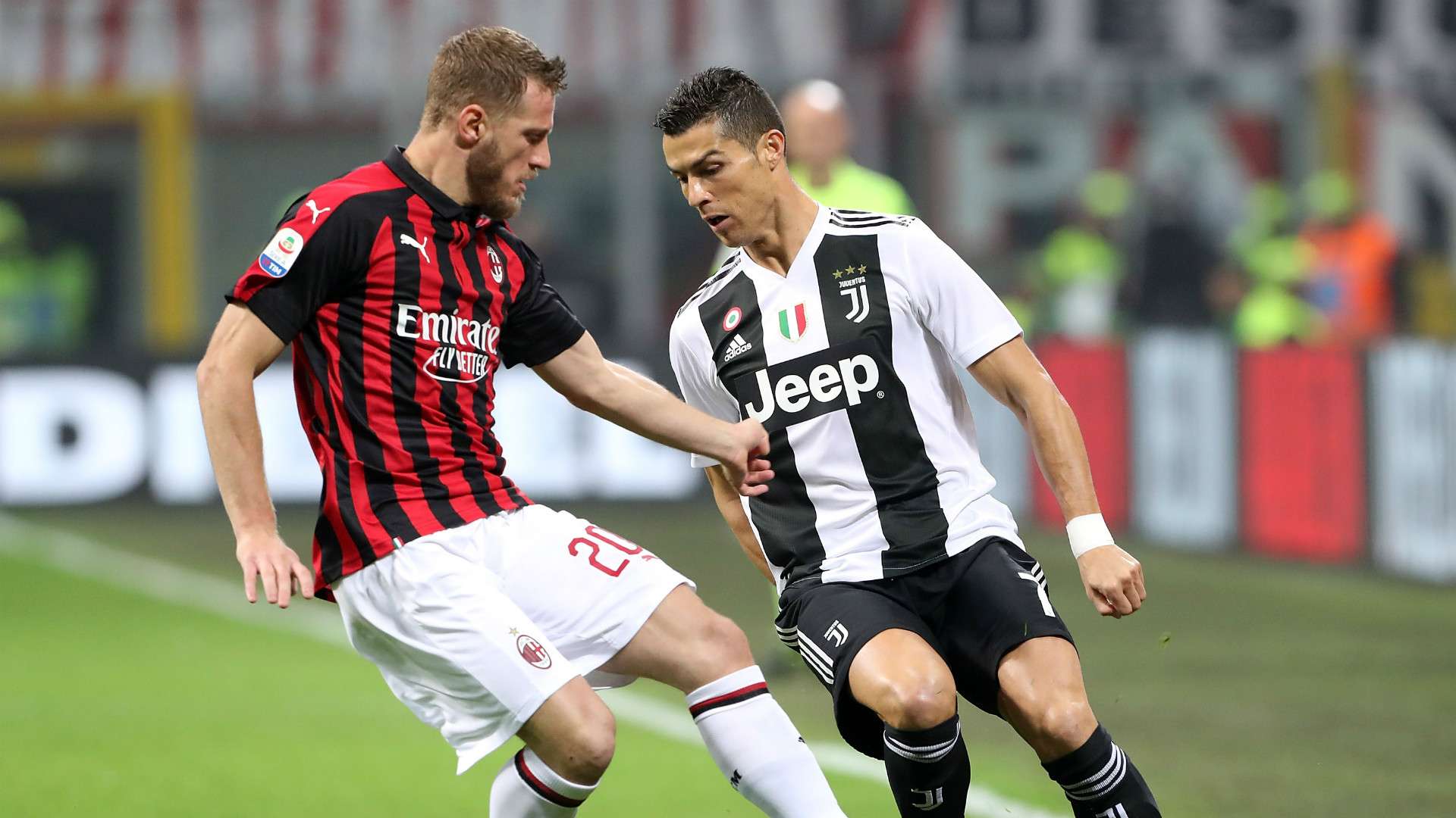 Ignazio Abate Cristiano Ronaldo