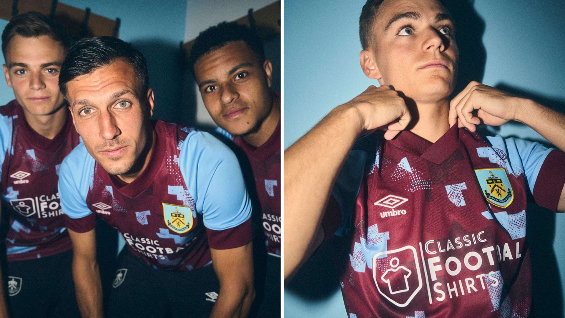 Burnley 22-23 home kit