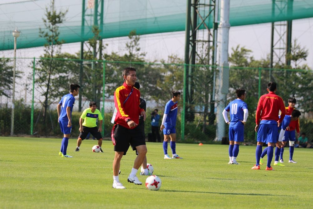 U20 Việt Nam tập luyện tại Jeonju ngày 27/5