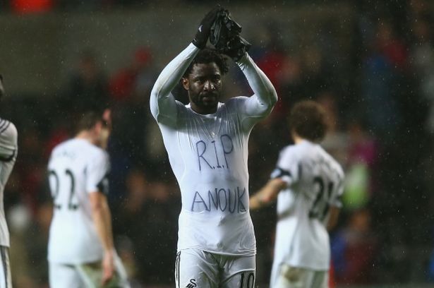 Wilfried Bony - Swansea v Man City - EPL 1/2/2014