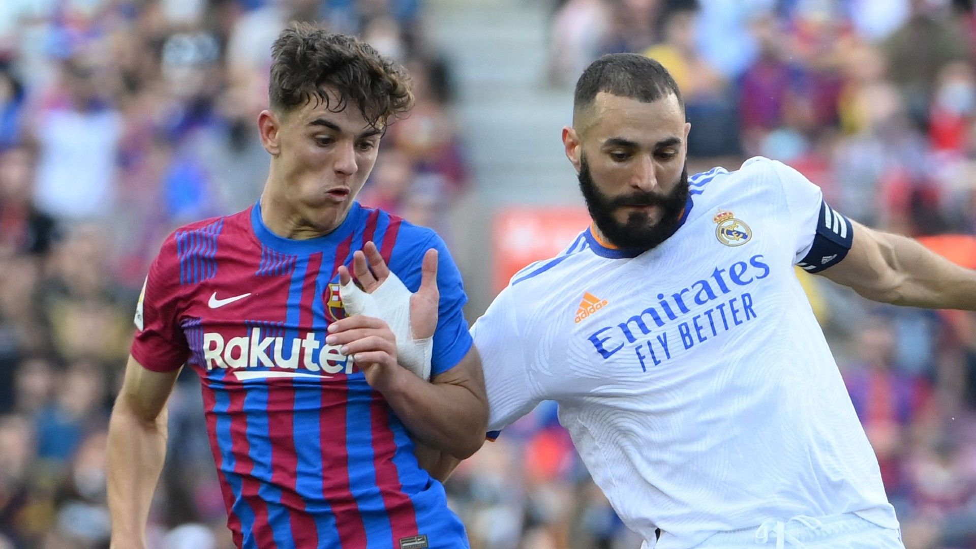 Gavi Karim Benzema Barcelona Real Madrid 2021-22