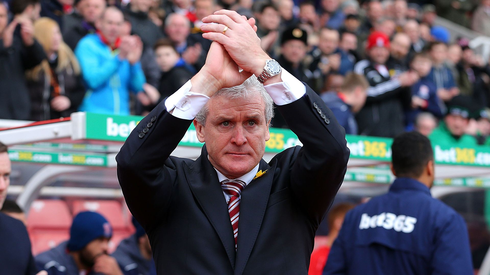 Mark Hughes Stoke City Hull City Premier League 02282015