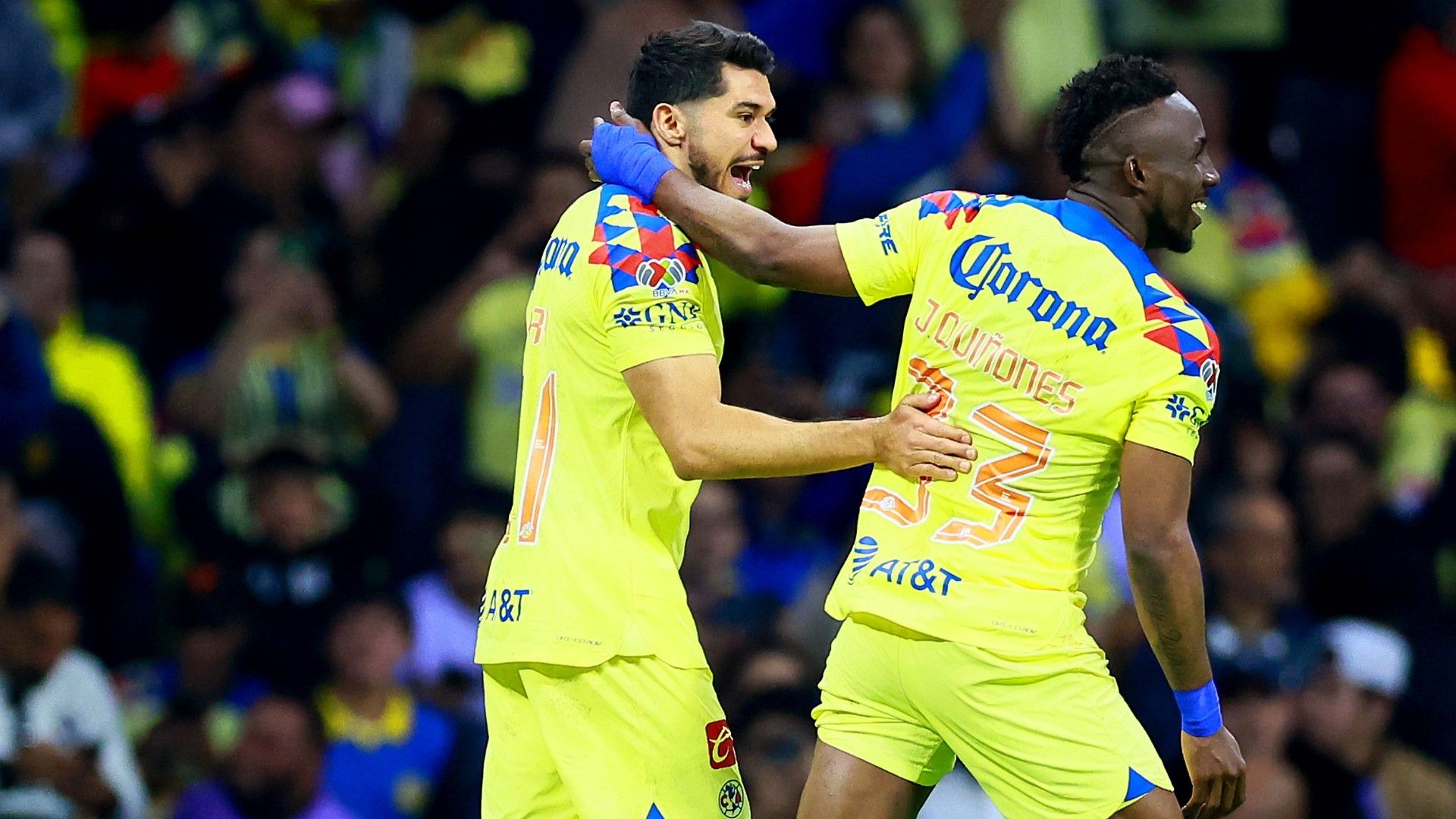 Julián Quiñones Henry Martín América Apertura 2023