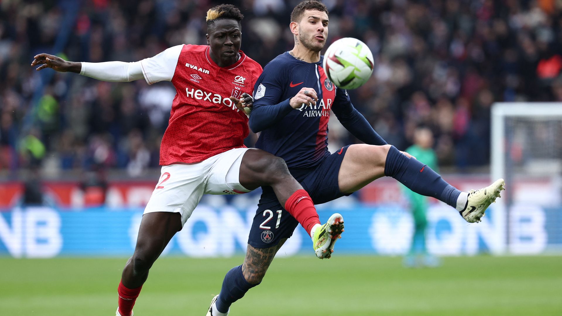 Lucas Hernandez PSG Reims Ligue 1