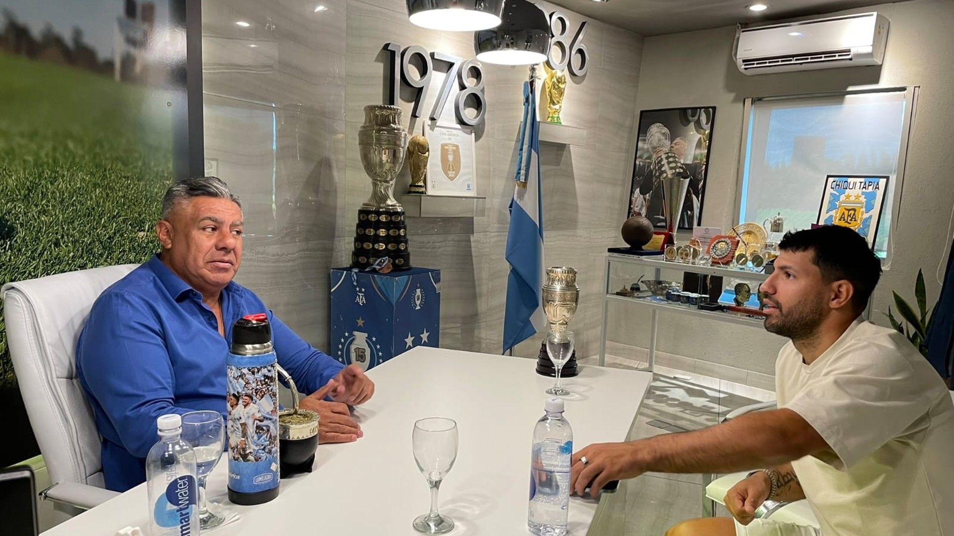 Chiqui Tapia Sergio Kun Aguero AFA 21022021