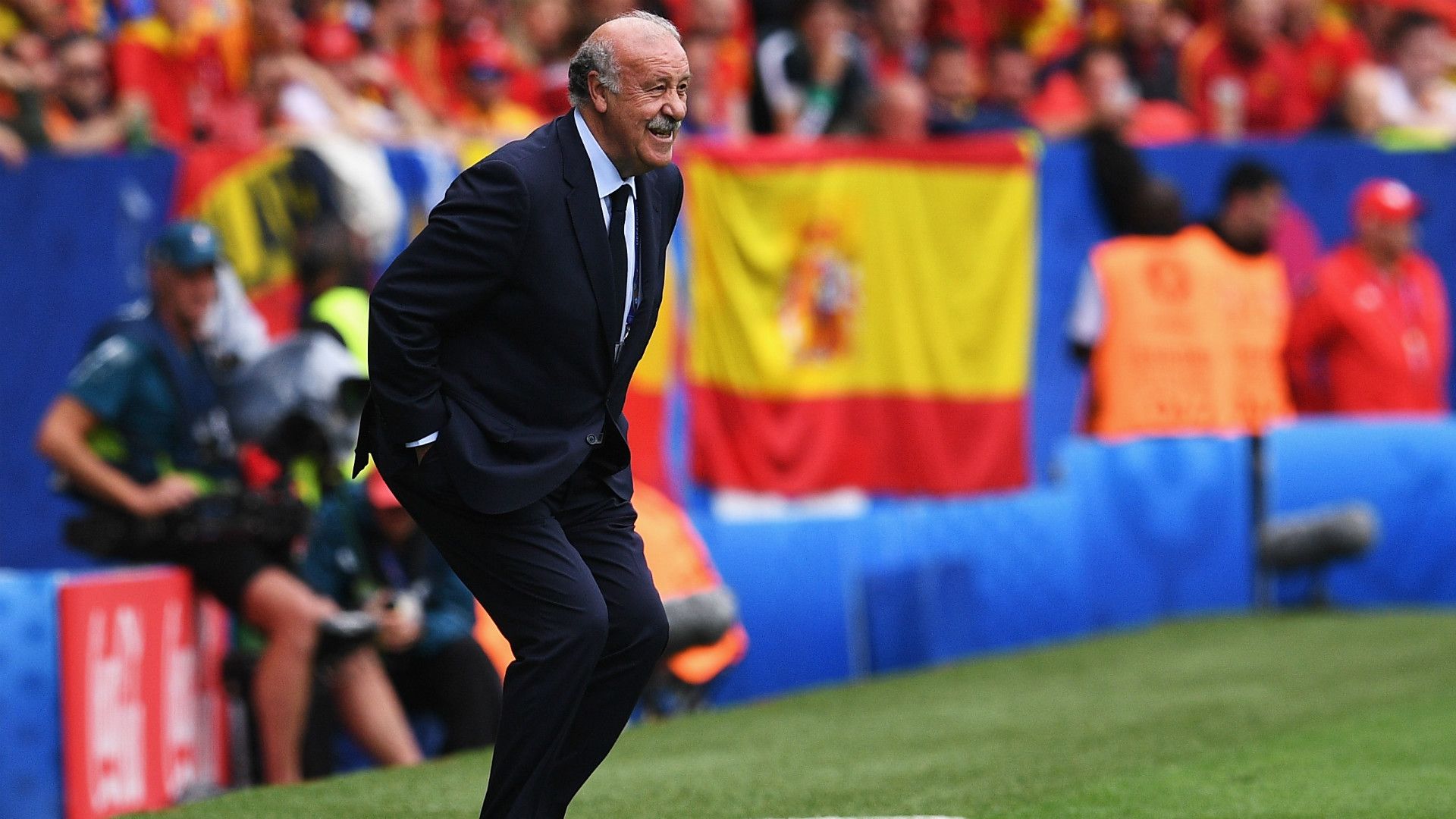 Vicente del Bosque Spain Czech Republic Euro 2016