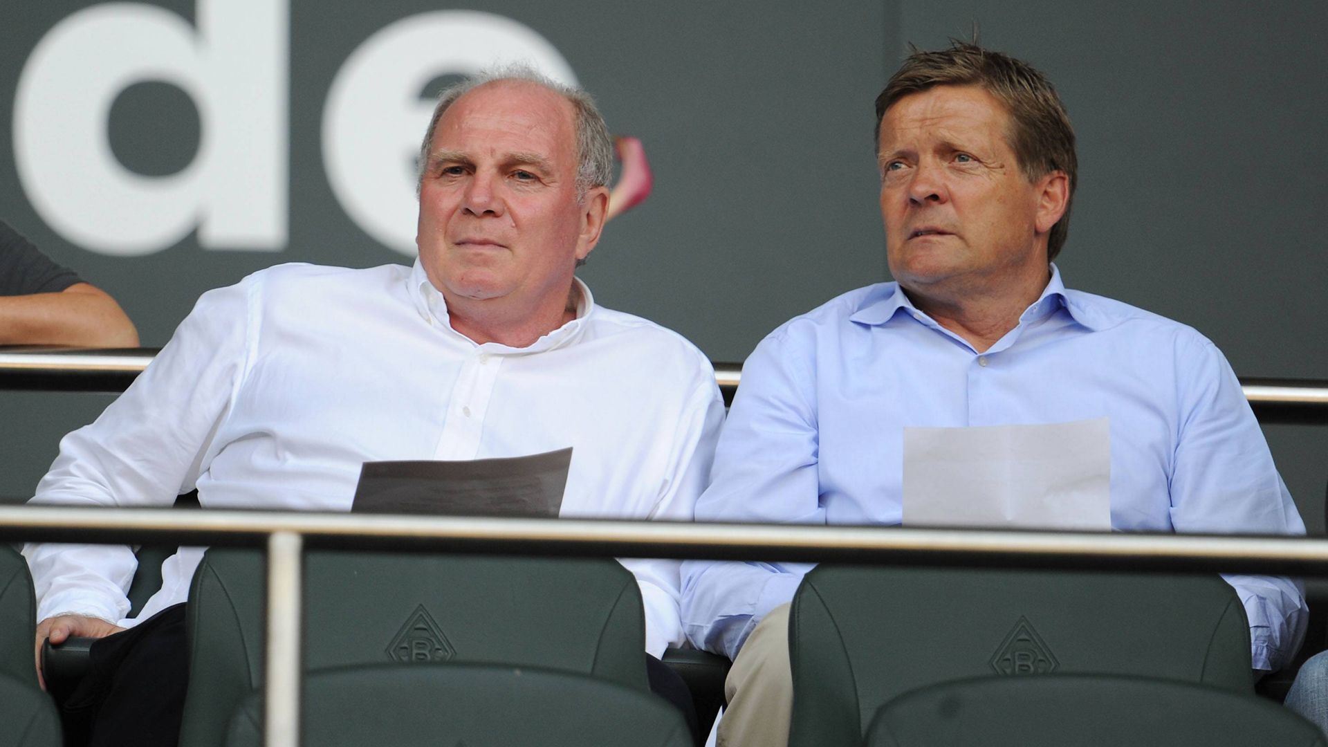 GER ONLY Uli Hoeneß Sören Lerby Bayern 