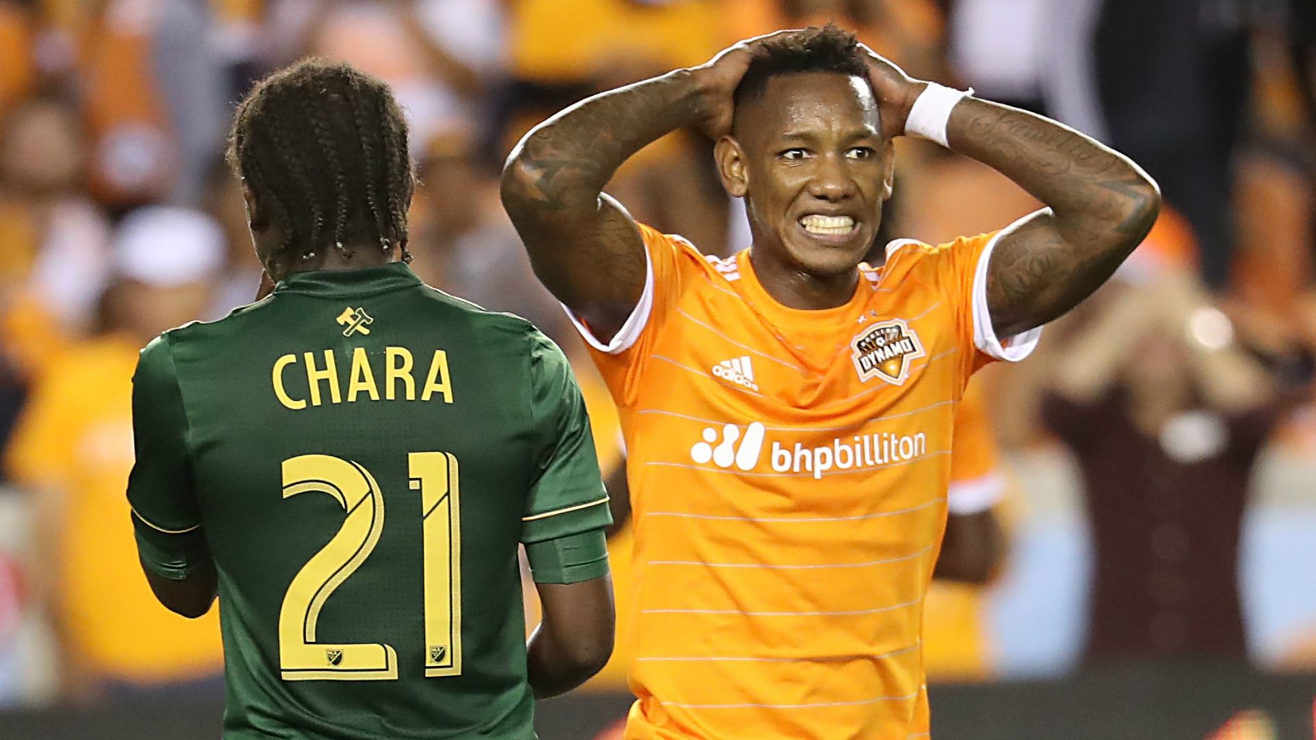 Diego Chara Romell Quioto Portland Timbers Houston Dynamo