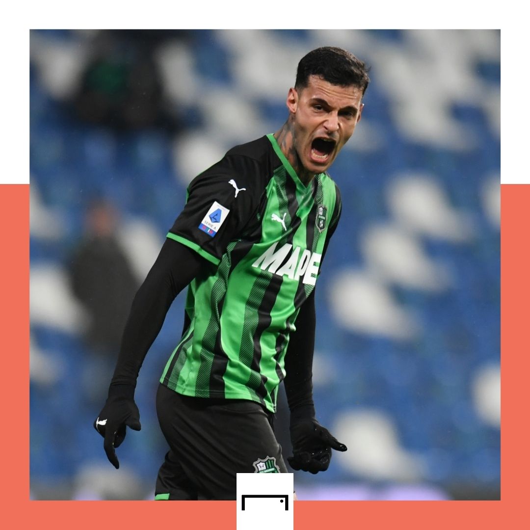 Gianluca Scamacca Sassuolo 2021-22 GFX