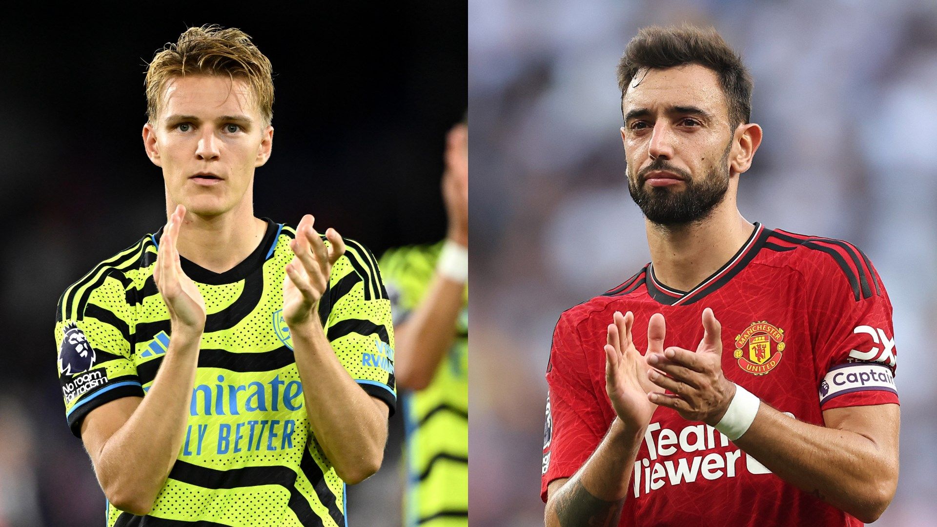 Martin Odegaard Bruno Fernandes