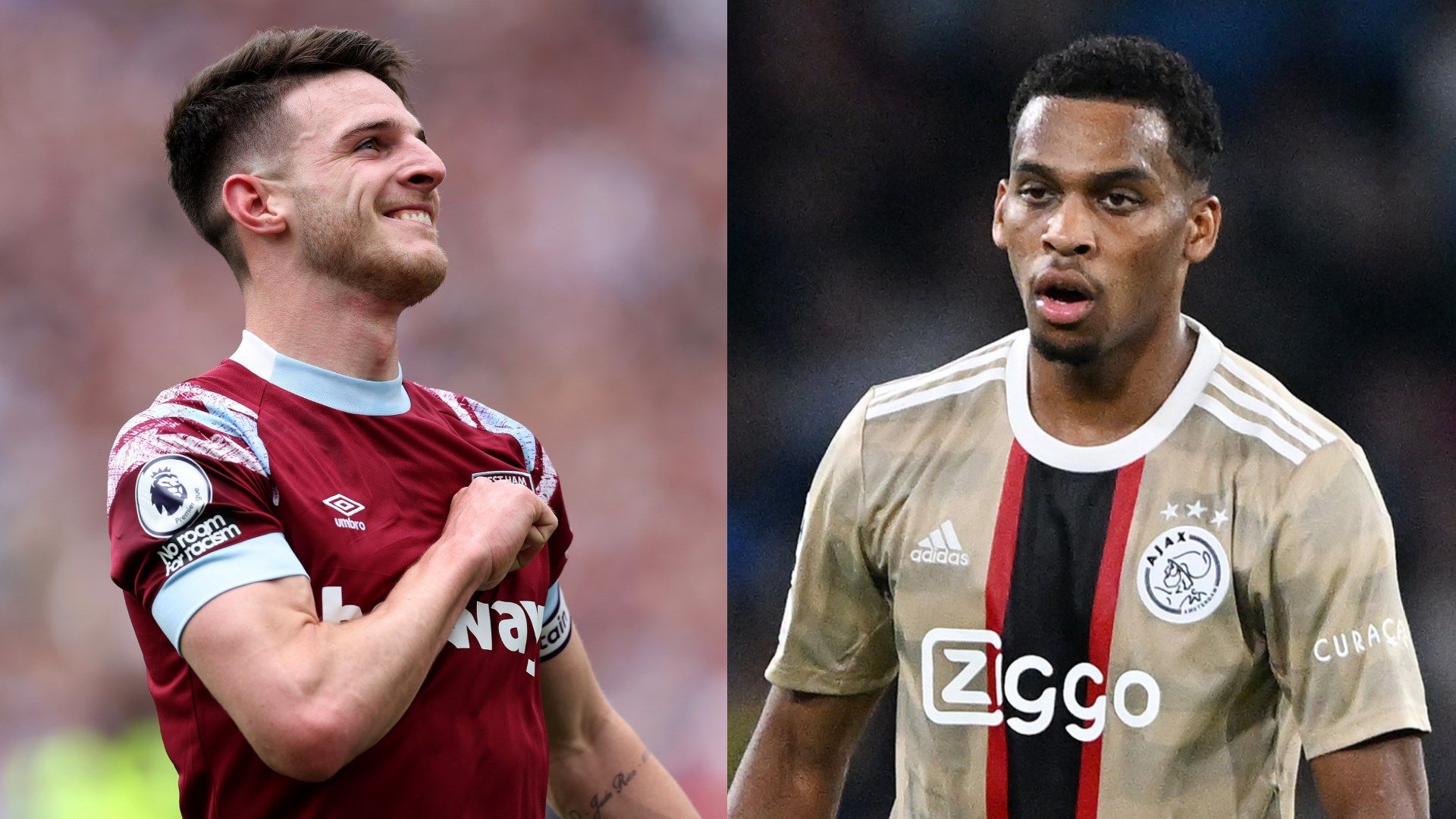 Declan Rice and Jurrien Timber